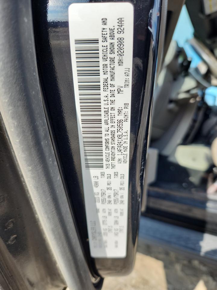 2009 Jeep Wrangler X VIN: 1J4FA241X9L750596 Lot: 61362375