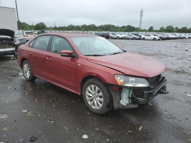  VOLKSWAGEN PASSAT 2015 Red