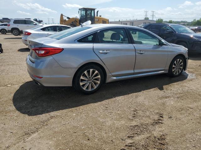  HYUNDAI SONATA 2016 Сріблястий
