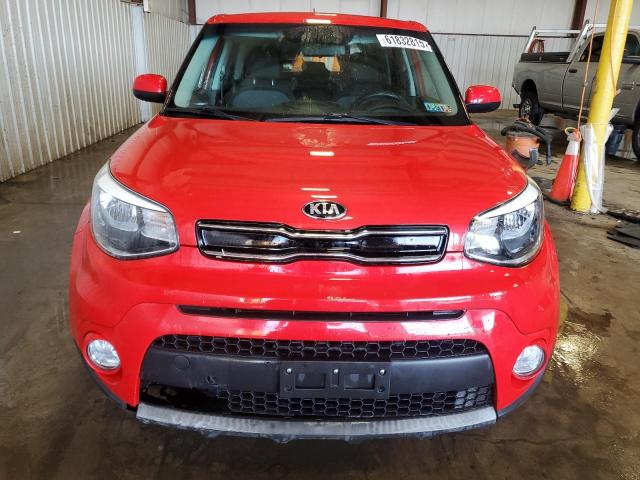  KIA SOUL 2018 Czerwony