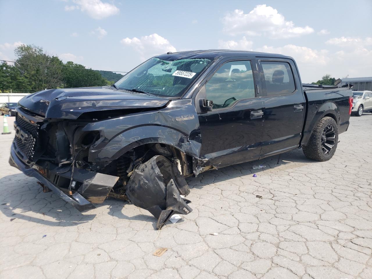 2018 Ford F150 Supercrew black null gas 1FTEW1C56JKE77572 photo #1