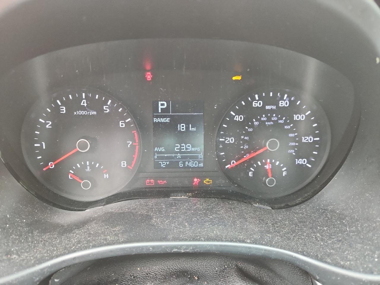 2022 Kia Rio Lx VIN: 3KPA24ADXNE452589 Lot: 62651305
