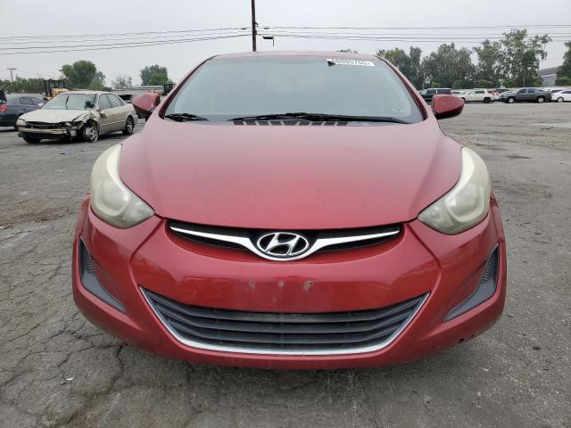 HYUNDAI ELANTRA 2015 Czerwony