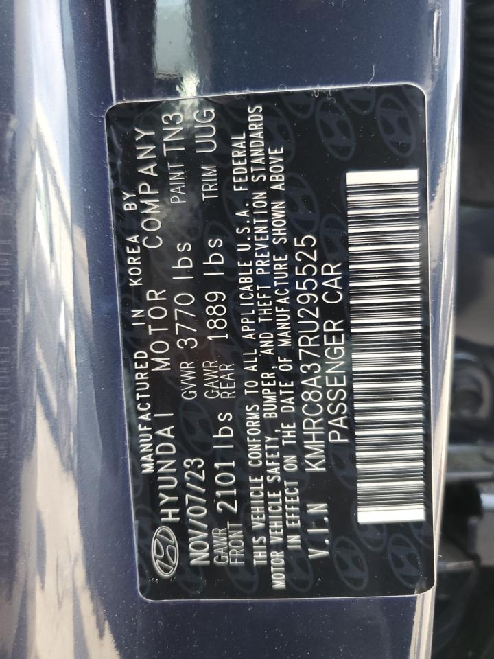2024 Hyundai Venue Sel VIN: KMHRC8A37RU295525 Lot: 61821295