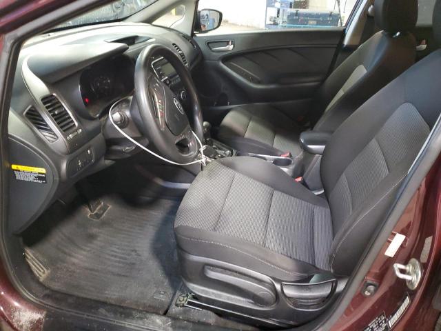  KIA FORTE 2017 Burgundy