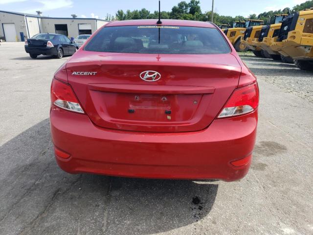  HYUNDAI ACCENT 2016 Red