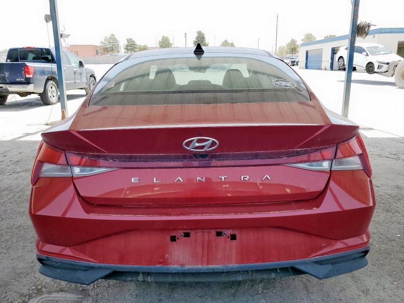  HYUNDAI ELANTRA 2021 Maroon