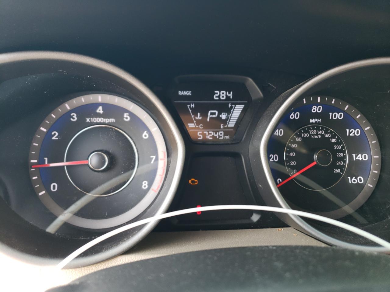 HYUNDAI ELANTRA 2015 VIN KMHDH4AE7FU227856 zdjęcie 9