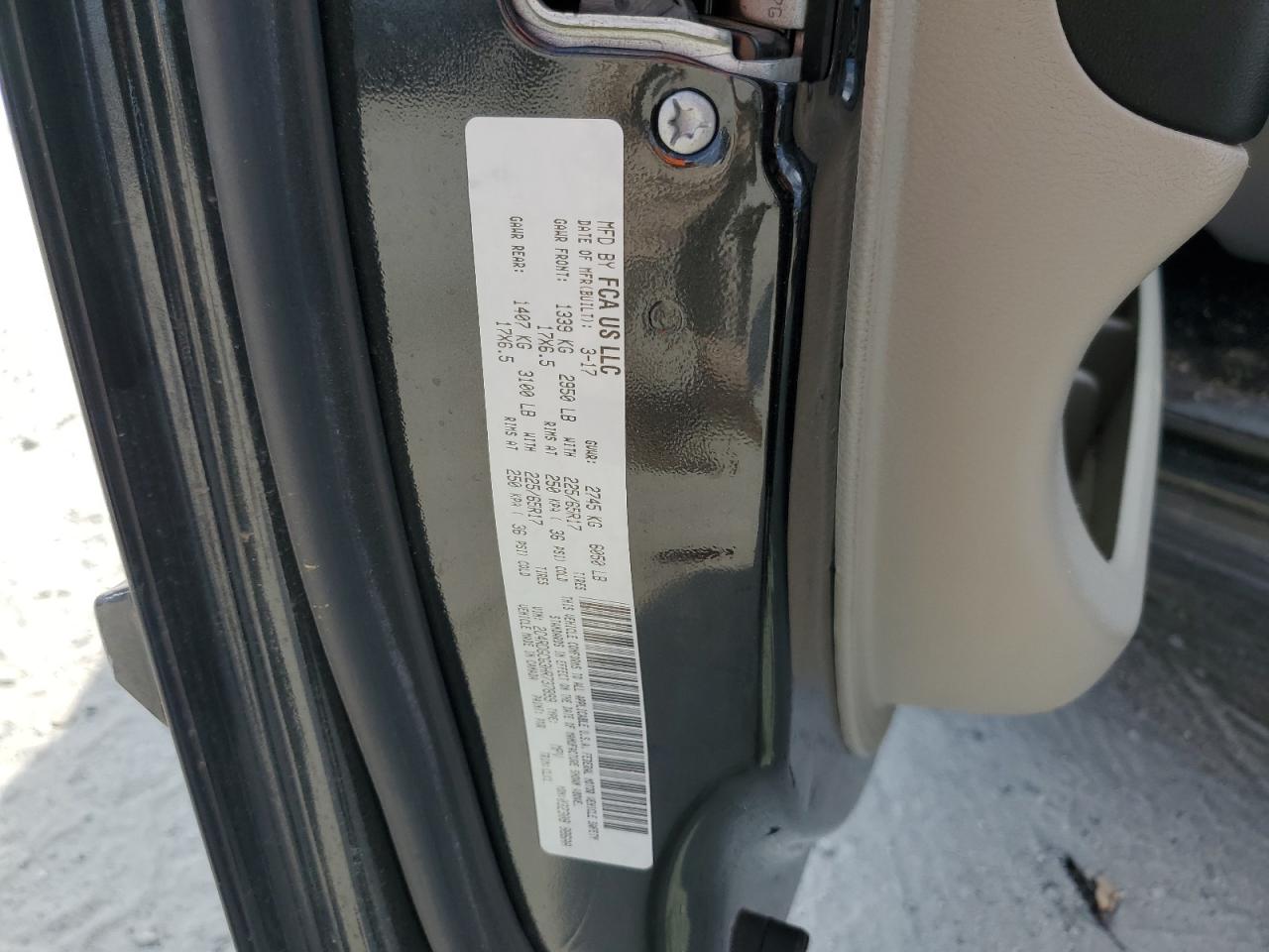 2017 Dodge Grand Caravan Sxt VIN: 2C4RDGCG3HR737899 Lot: 61944145