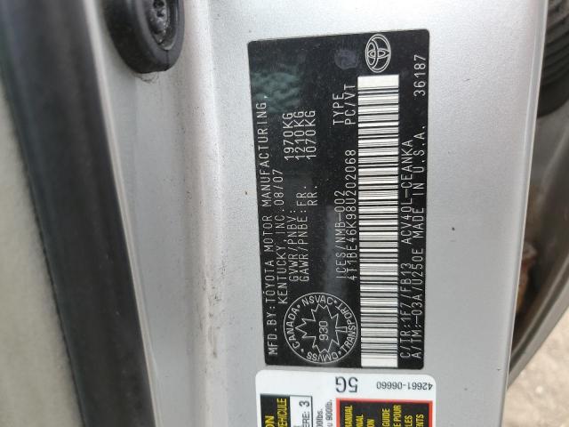 2008 TOYOTA CAMRY CE  
