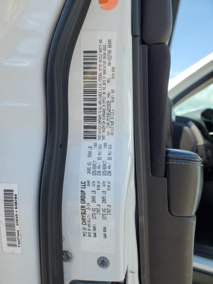 JEEP GRAND CHER 2014 VIN 1C4PJMCS9EW223335 фото 13