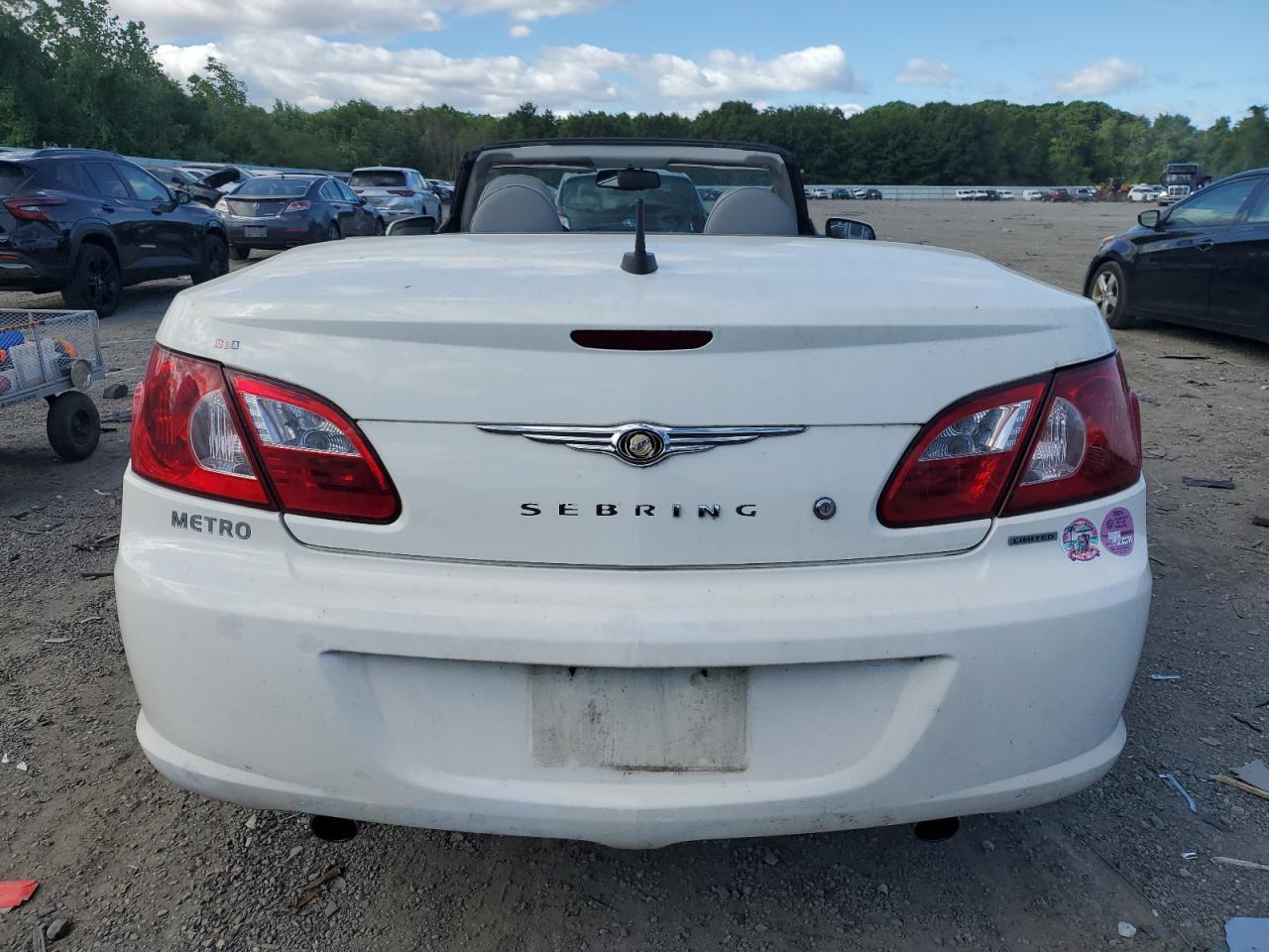 2008 Chrysler Sebring Limited VIN: 1C3LC65M98N634638 Lot: 61707105