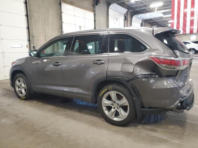  TOYOTA HIGHLANDER 2014 Szary