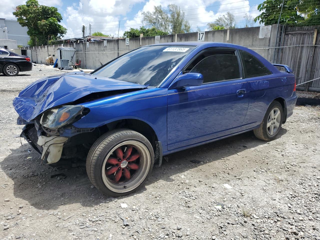 2004 Honda Civic Ex იყიდება Opa Locka-ში, FL - Front End