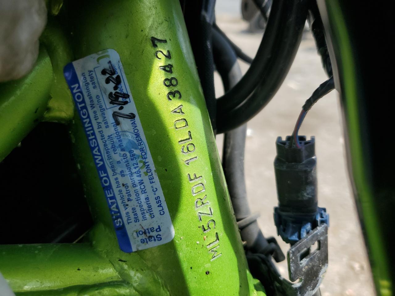ml5zrdf16lda38427 ML5ZRDF16LDA38427 2020 Kawasaki Zr900 F