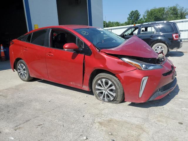  TOYOTA PRIUS 2019 Czerwony