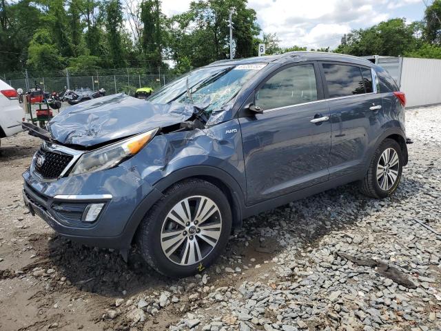  KIA SPORTAGE 2014 Blue
