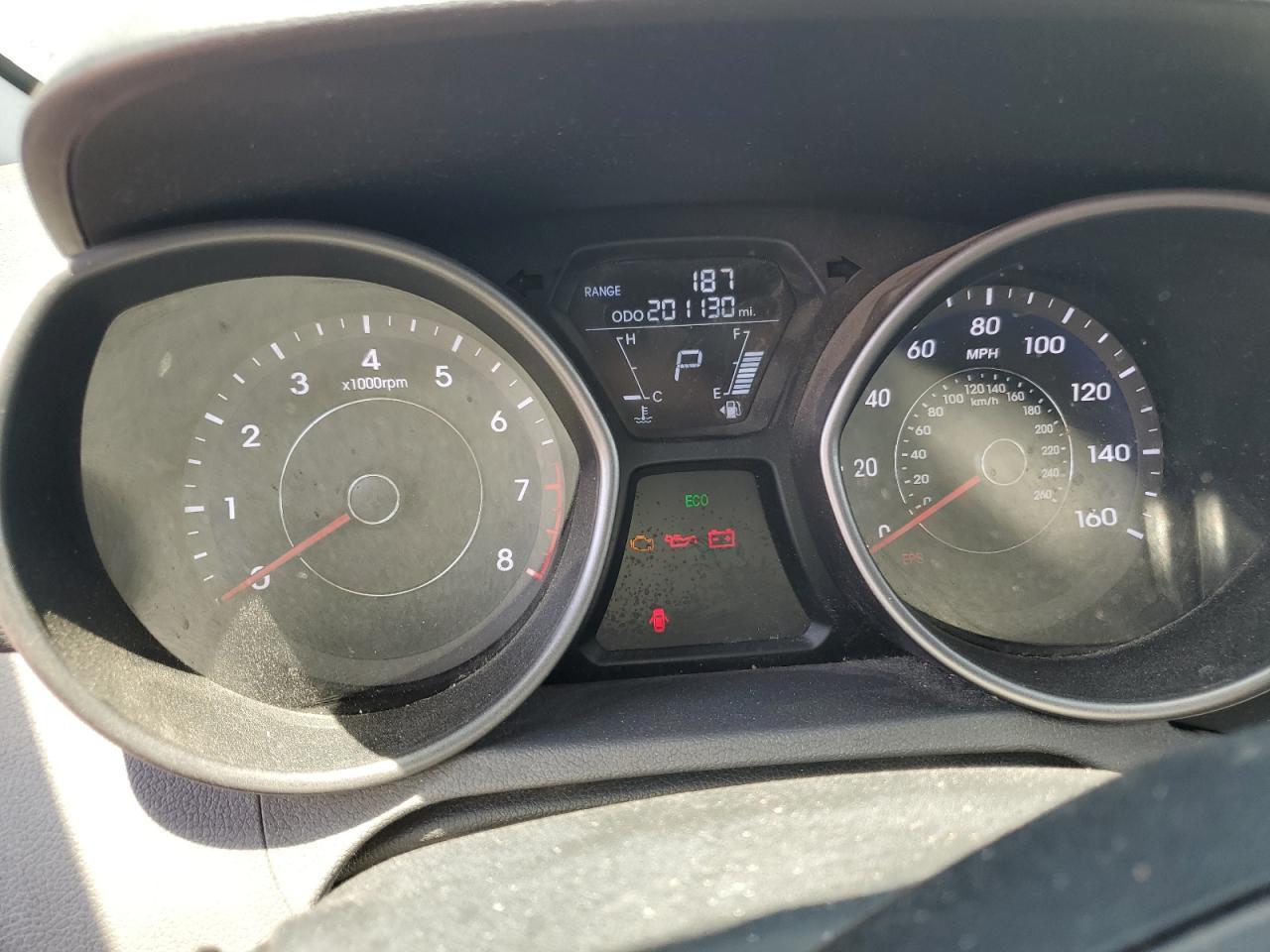 HYUNDAI ELANTRA 2013 VIN 5NPDH4AE6DH202779 zdjęcie 9