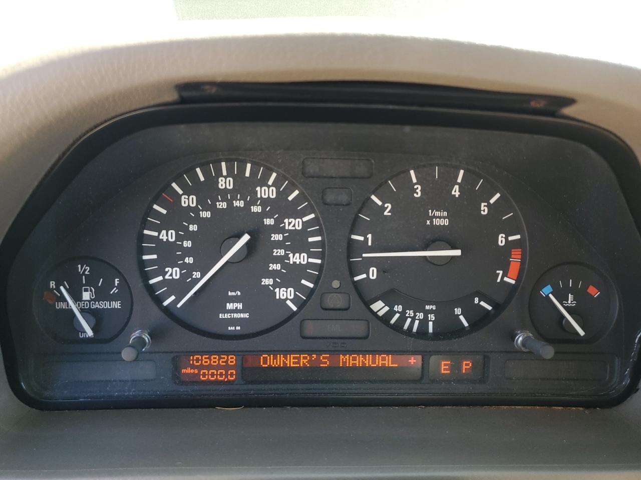 1994 BMW 540 I Automatic VIN: WBAHE6317RGF25900 Lot: 62602125