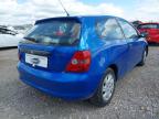 2002 HONDA CIVIC VISI for sale at Copart YORK