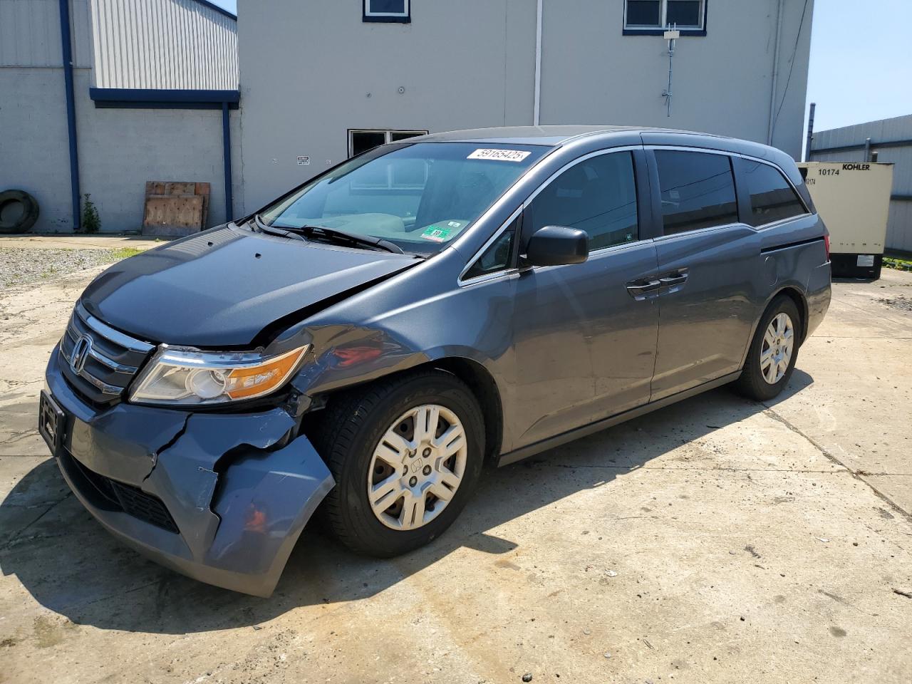 2012 Honda Odyssey Lx на продаже в Windsor, NJ - Front End