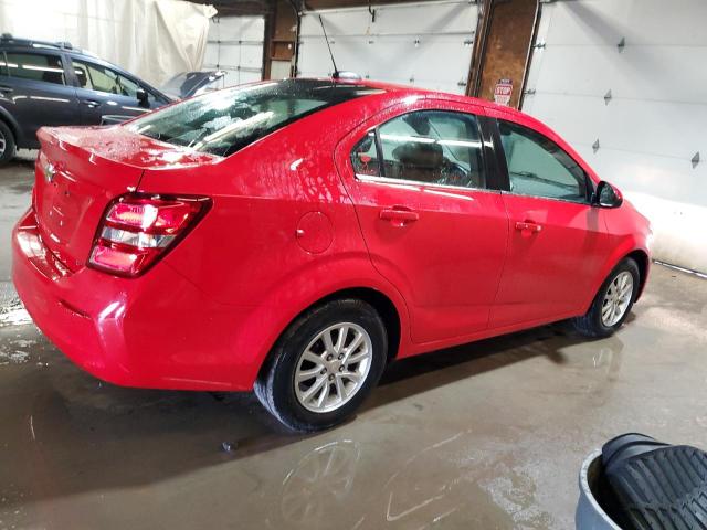  CHEVROLET SONIC 2019 Czerwony