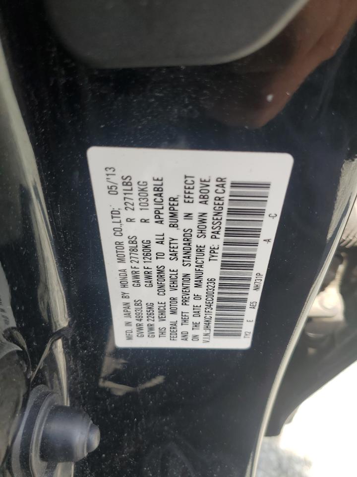 2014 Acura Rlx VIN: JH4KC1F34EC003236 Lot: 60473265