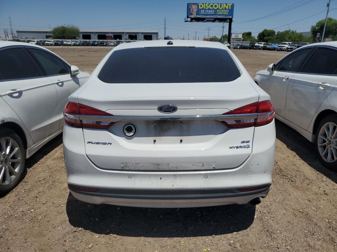2017 Ford Fusion Se Hybrid VIN: 3FA6P0LUXHR409175 Lot: 59000285