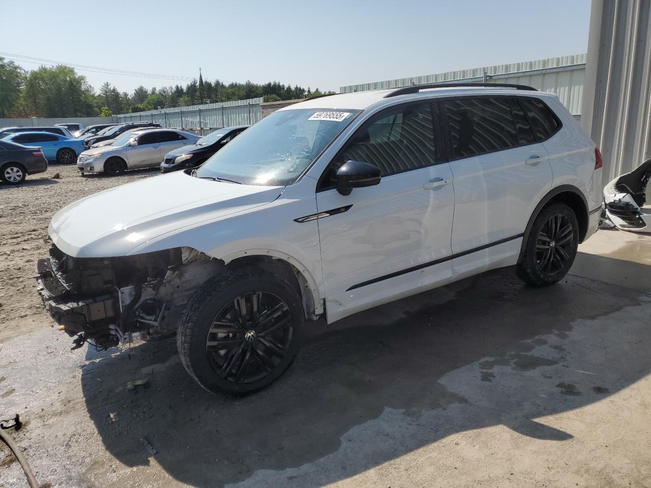 2022 Volkswagen Tiguan Se R-Line Black en Venta en Franklin, WI - Front End