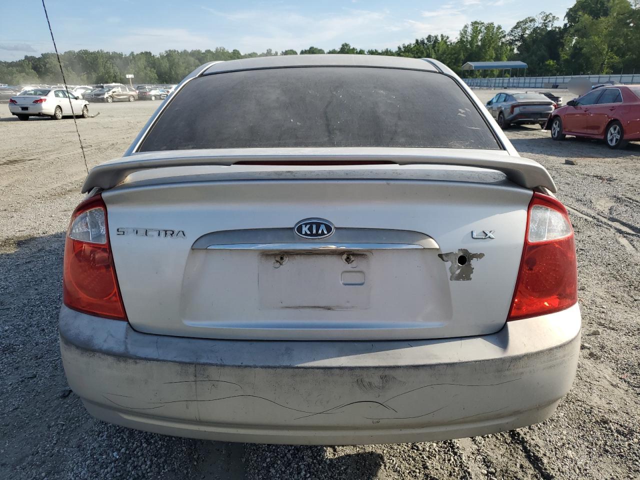 2005 Kia Spectra Lx VIN: KNAFE121955200566 Lot: 61530285