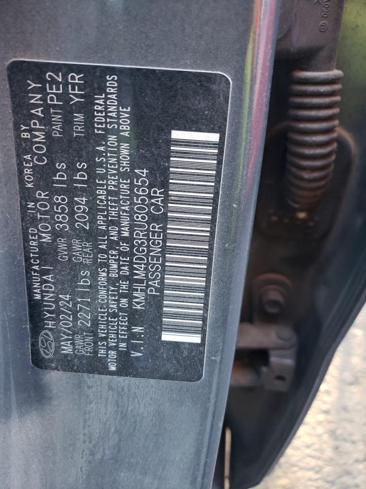 2024 Hyundai Elantra Sel VIN: 805654 Lot: 63149585