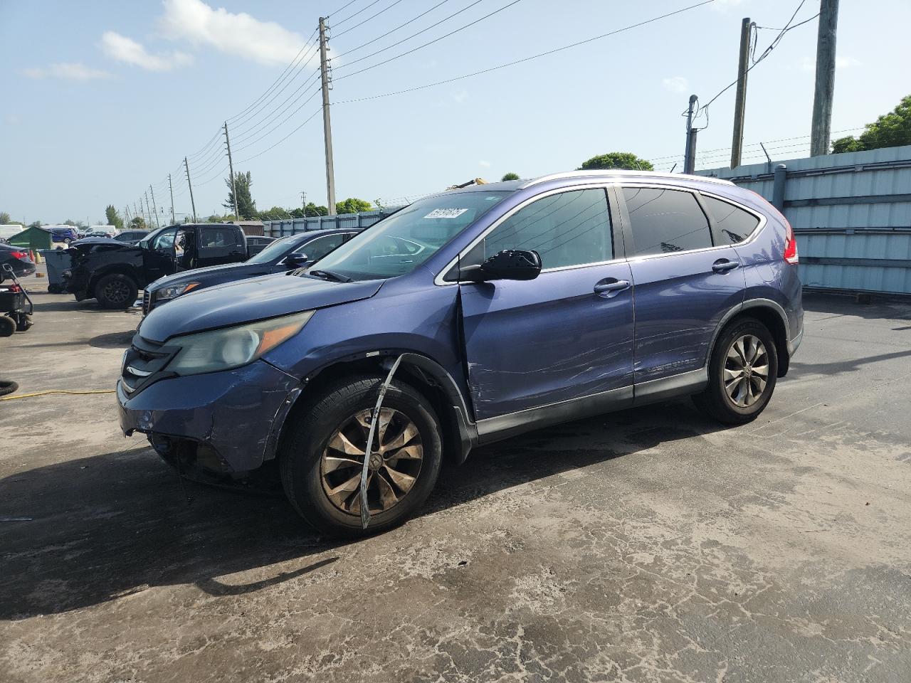 2013 Honda Cr-V Exl продається в Miami, FL - Front End