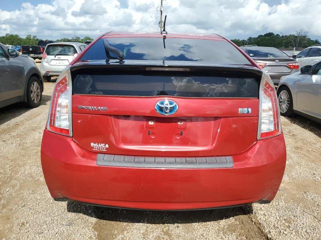 Hatchbacks TOYOTA PRIUS 2013 Red