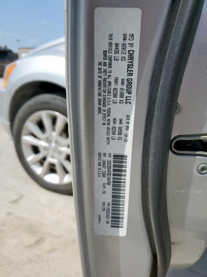 2011 Dodge Caliber Heat VIN: 1B3CB5HA7BD104788 Lot: 61669545
