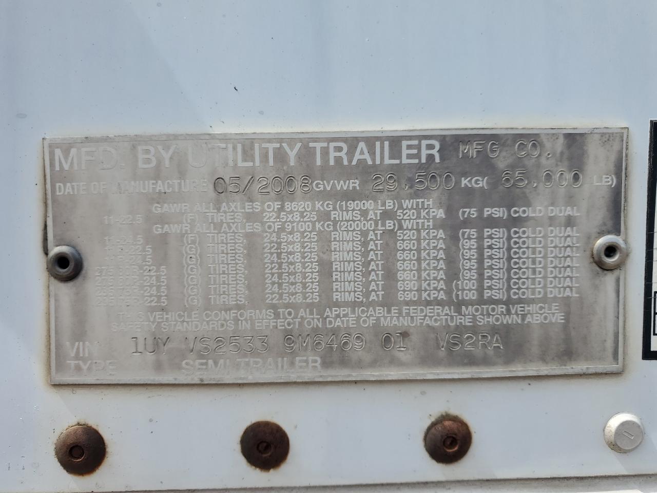 UTILITY ALL Models 2009 VIN 1UYVS25339M646901 фото 10