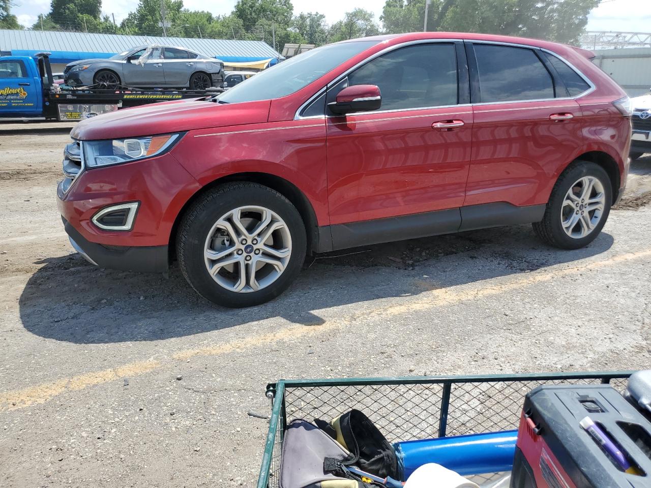2017 Ford Edge Titanium for Sale in Wichita, KS - Front End