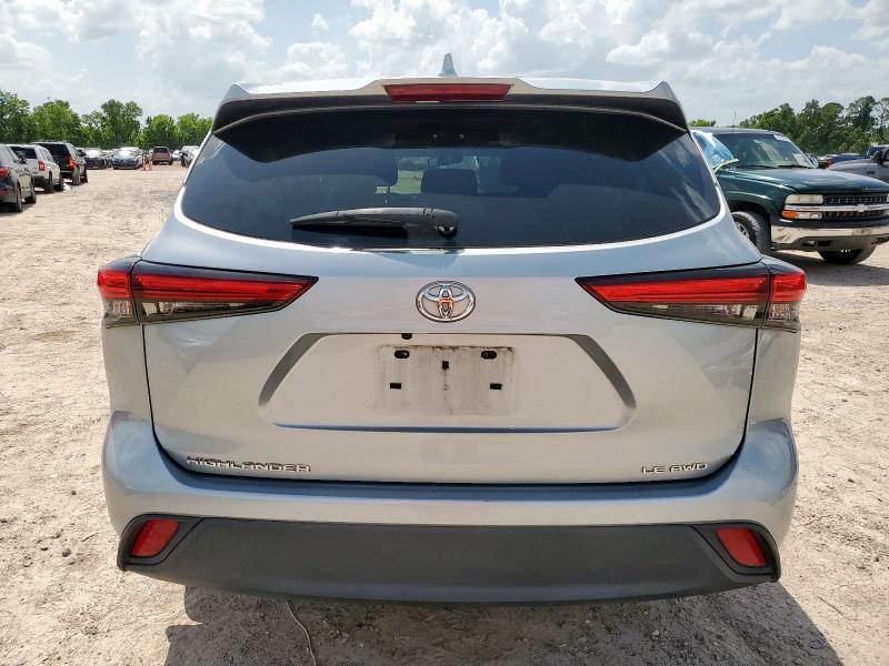  TOYOTA HIGHLANDER 2021 Серебристый