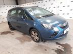 2014 VAUXHALL ZAFIRA TOU for sale at Copart WOLVERHAMPTON