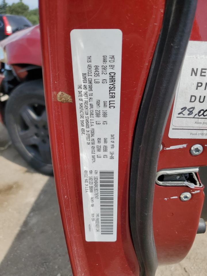 2009 Dodge Caliber Sxt VIN: 1B3HB48A19D170747 Lot: 60454275