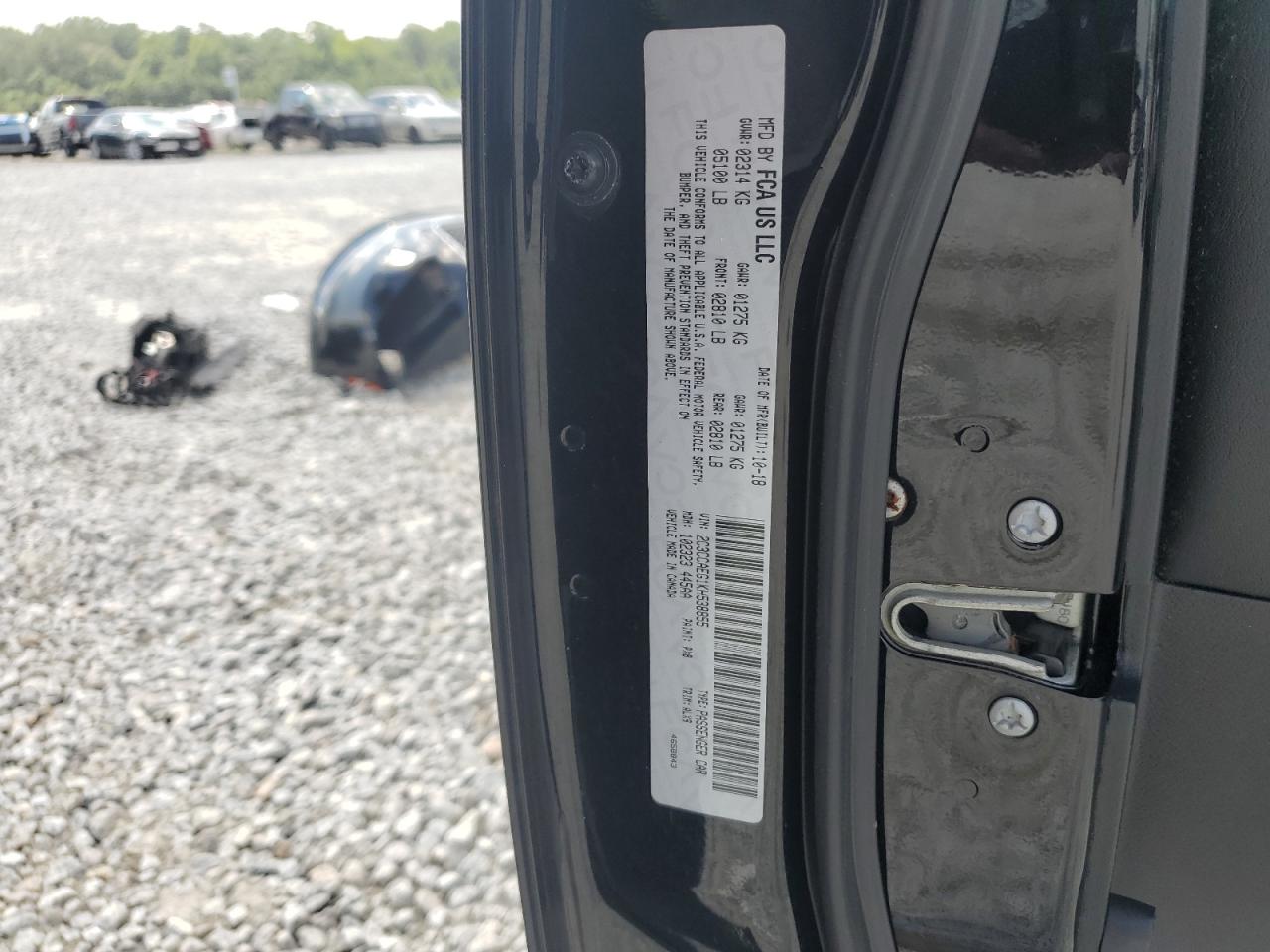 2019 Chrysler 300 Limited VIN: 2C3CCAEG1KH538855 Lot: 62732015