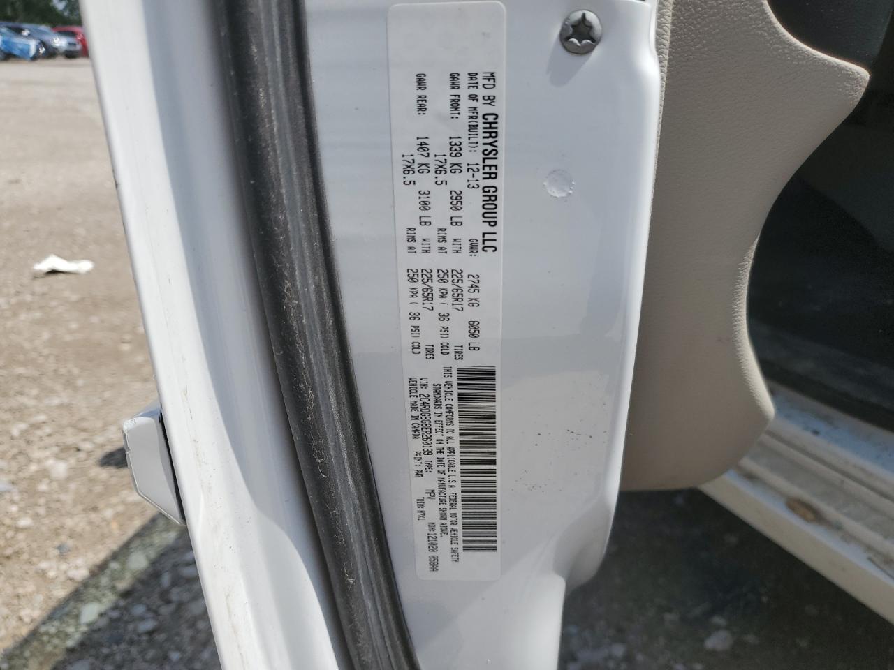 2014 Dodge Grand Caravan Se VIN: 2C4RDGBG8ER260139 Lot: 59214405