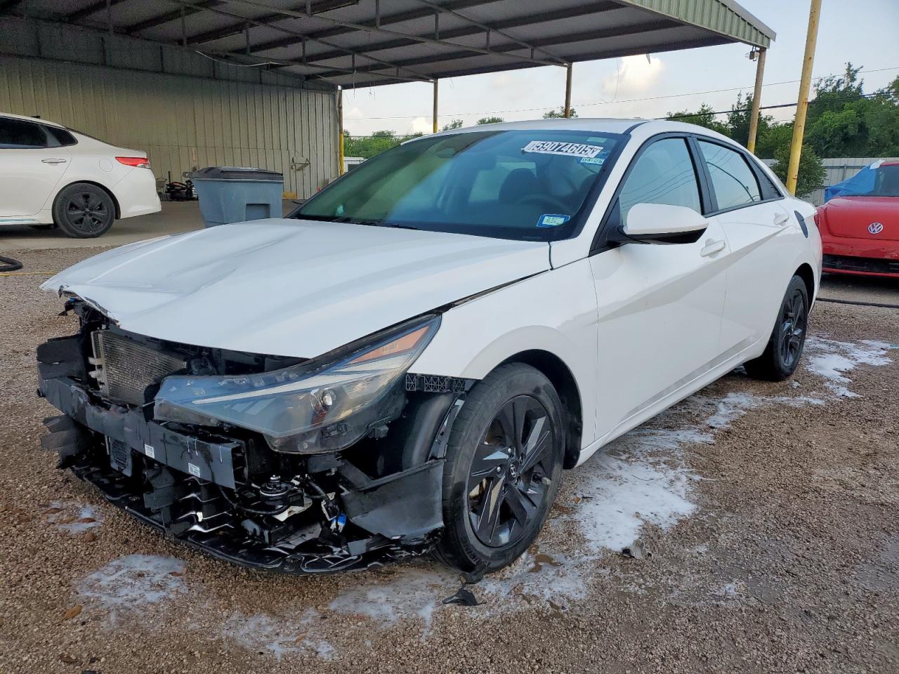 2021 Hyundai Elantra Blue zu verkaufen in Houston, TX - Front End