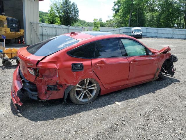  BMW 3 SERIES 2015 Czerwony