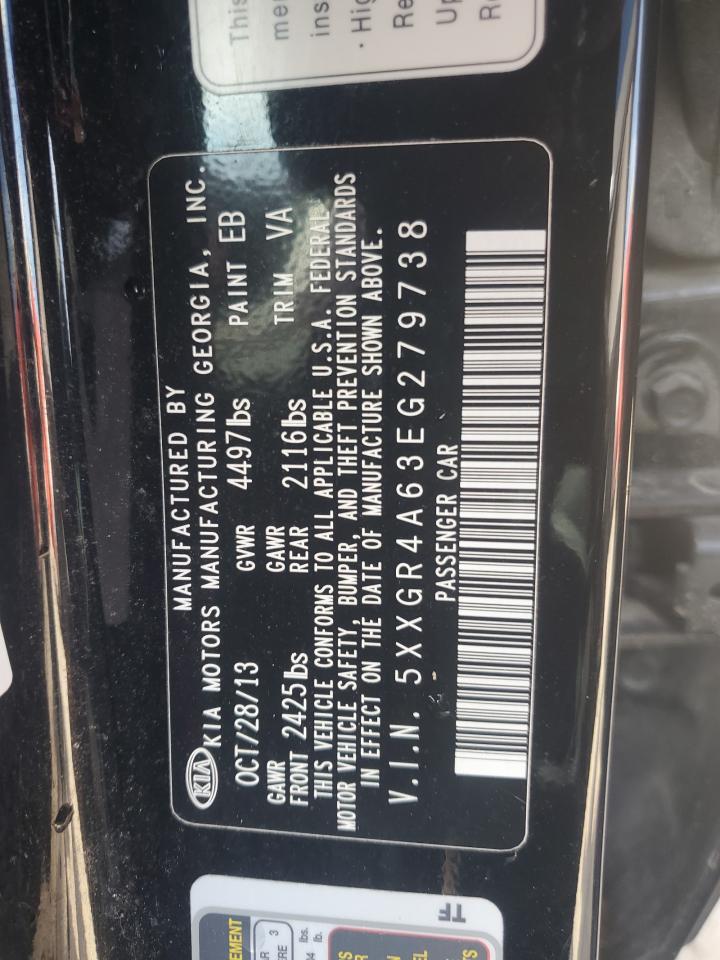 2014 Kia Optima Sx VIN: 5XXGR4A63EG279738 Lot: 61671815