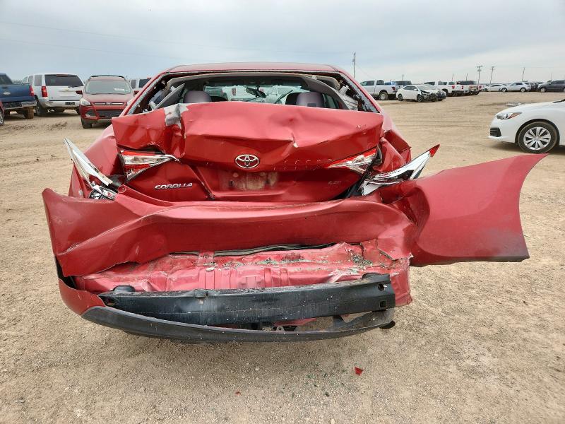  TOYOTA COROLLA 2015 Red