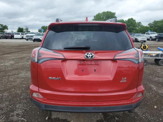  TOYOTA RAV4 2017 Красный