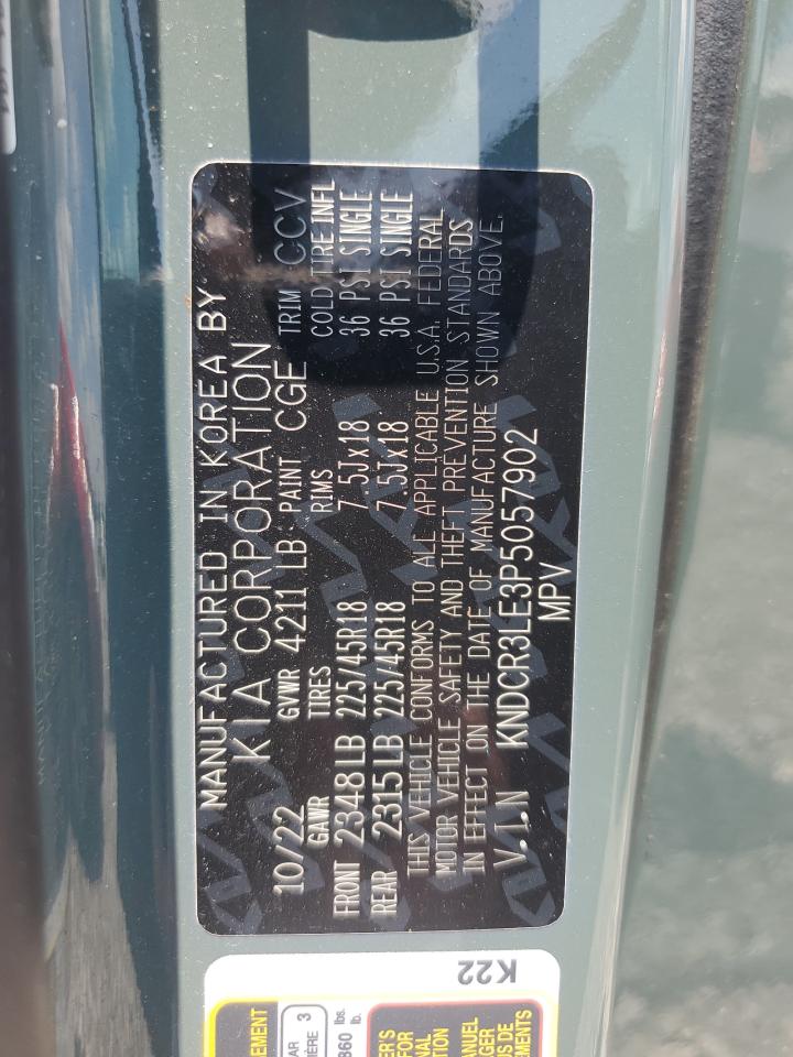 2023 Kia Niro Ex VIN: KNDCR3LE3P5057902 Lot: 61566515