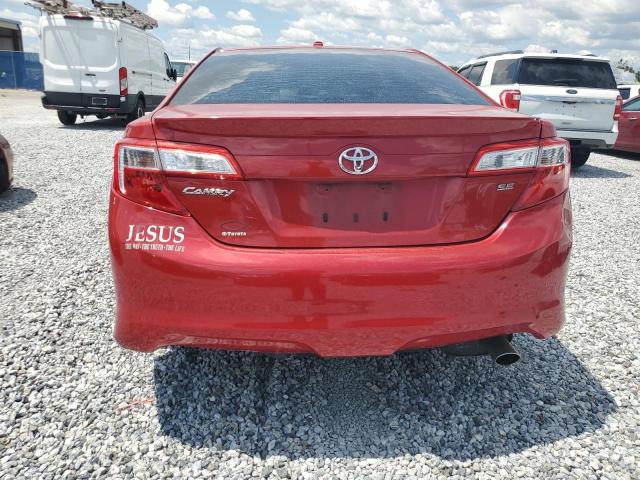  TOYOTA CAMRY 2012 Czerwony