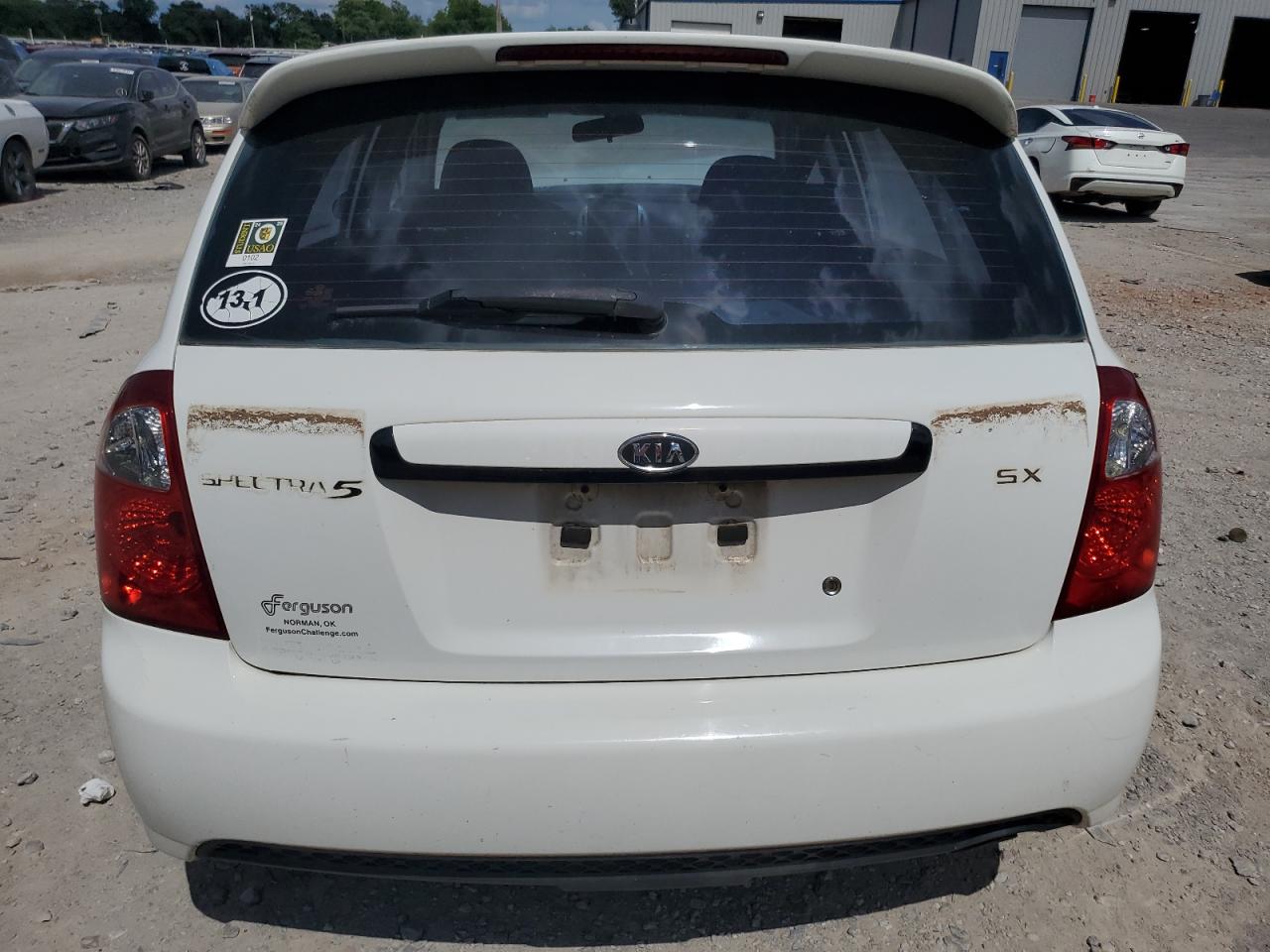 2007 Kia Spectra5 Sx VIN: KNAFE161175006756 Lot: 61765555