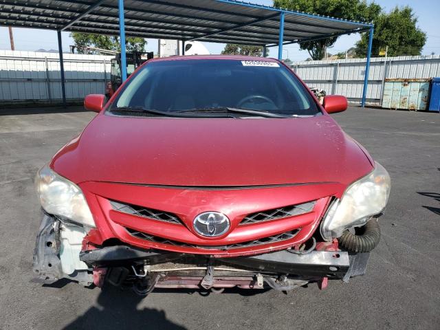  TOYOTA COROLLA 2012 Czerwony